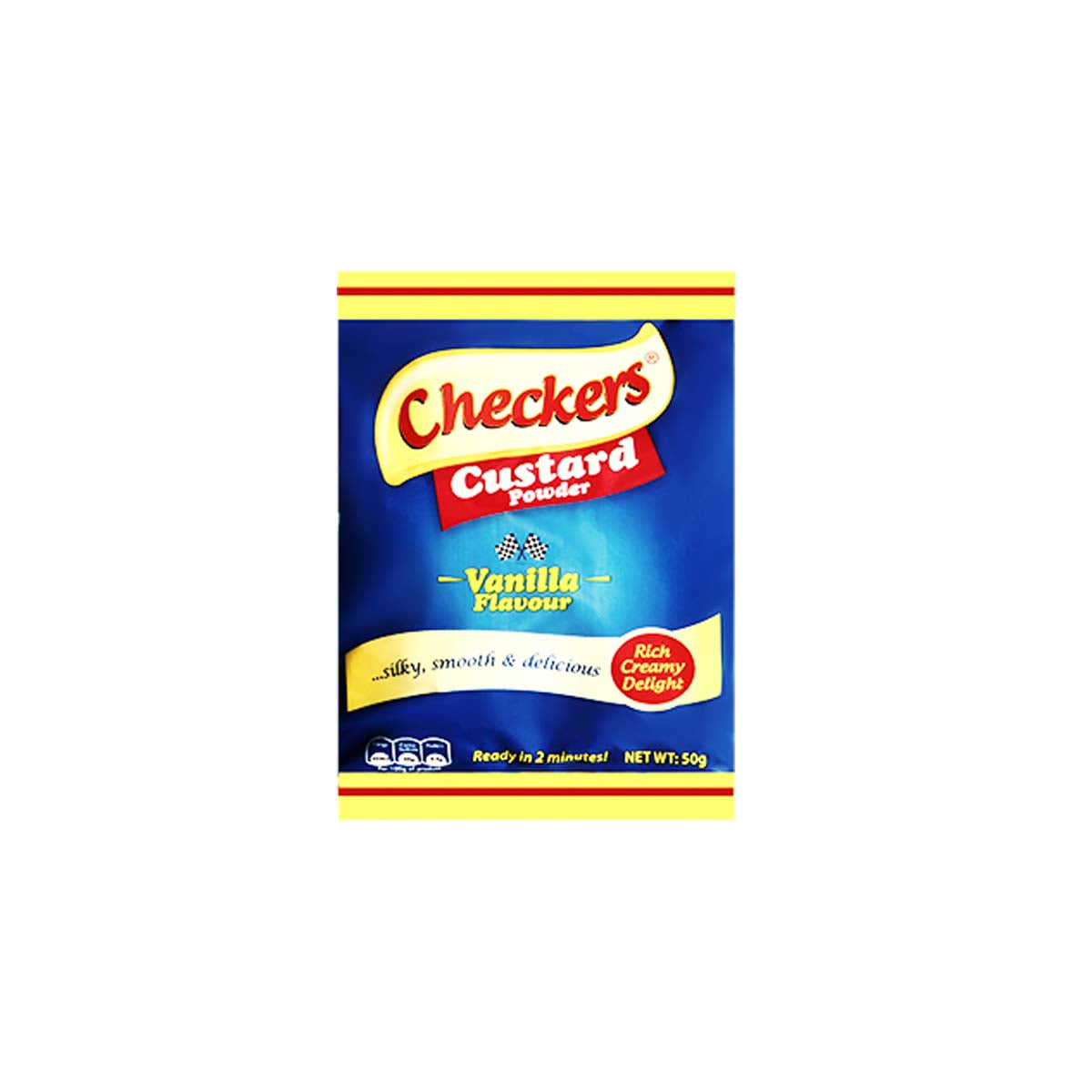 Checkers Sachet Custard Powder Vanilla Flavour 50g Vovida Stores