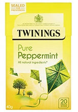 Load image into Gallery viewer, Twinings Pure Peppermint Tea 40g x20