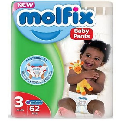 Molfix Baby Pants Size 3 Midi 4-9 kg x62