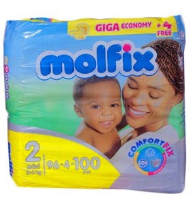 Molfix Size 2 Mini 3-6kg x96