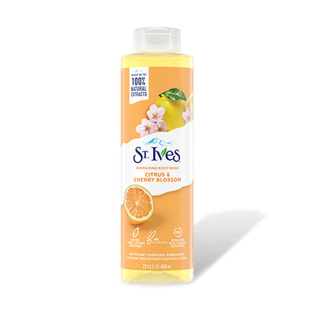 St. Ives Exfoliating Body Wash Citrus & Cherry Blossom 650 ml