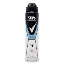 Sure Men Ice Fresh Aerosol Antiperspirant Deodorant 250ml